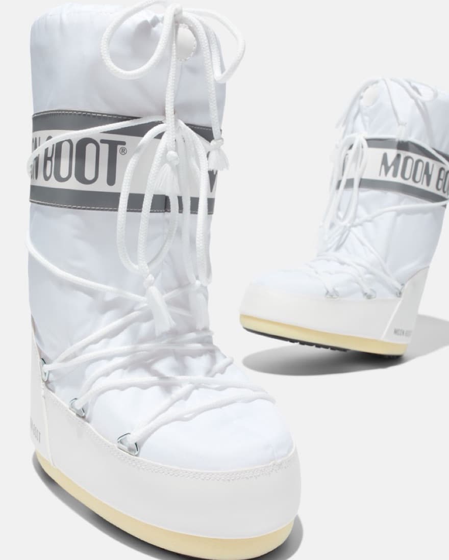 MoonBoot ICON WHITE NYLON  - Image 4