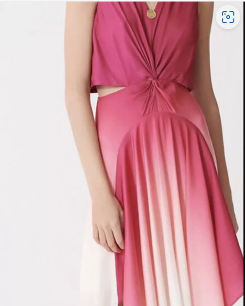 Maje Pink Ombre Gown - Image 1