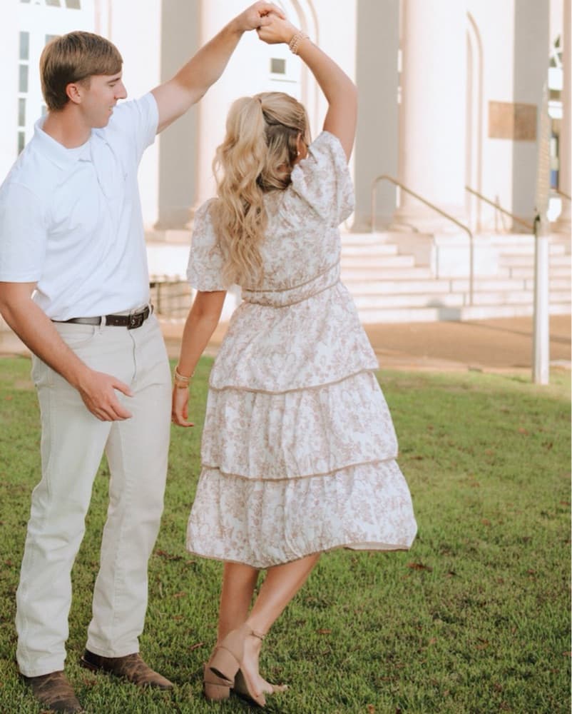 Mainstrip Pattern Dress - Image 3