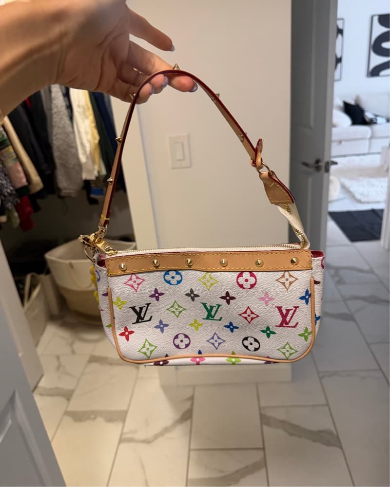 Vibrant Multicolor Louis Vuitton Crossbody Bag - Image 4