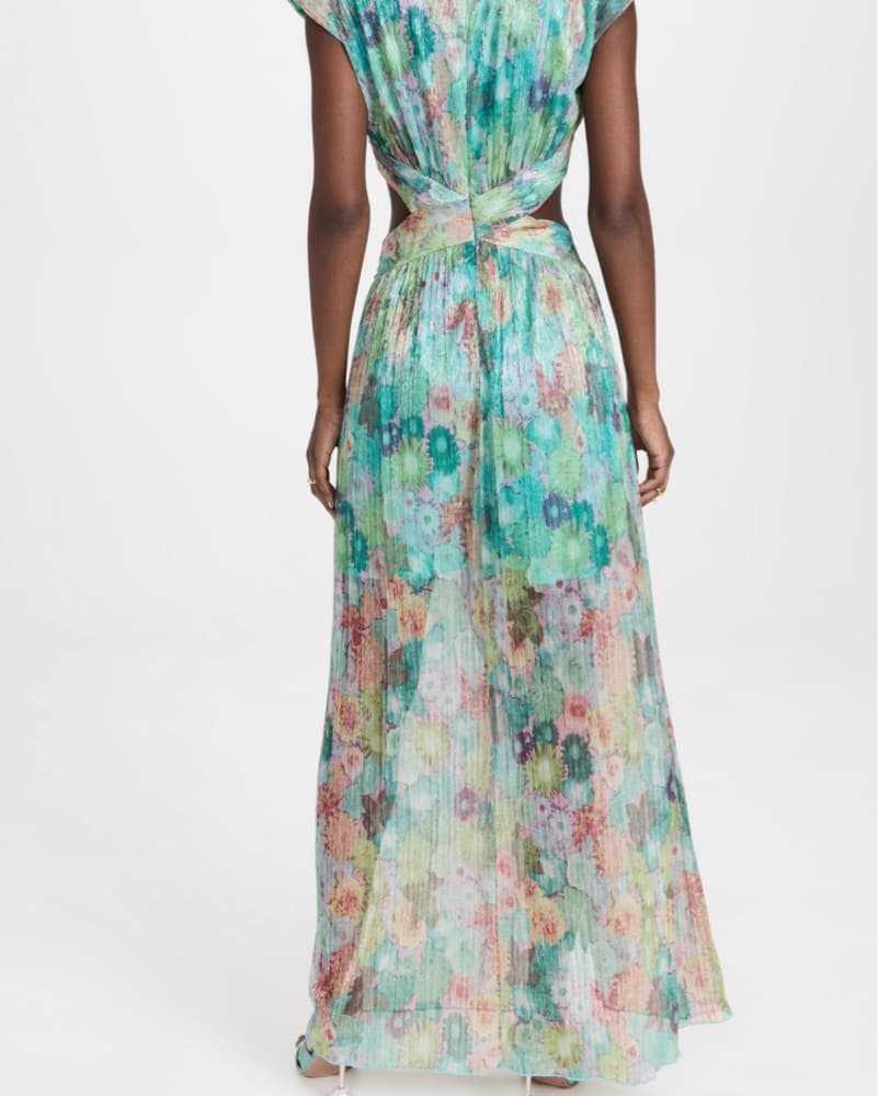 Ramy Brook Genesis Blue Green Dress - Image 3