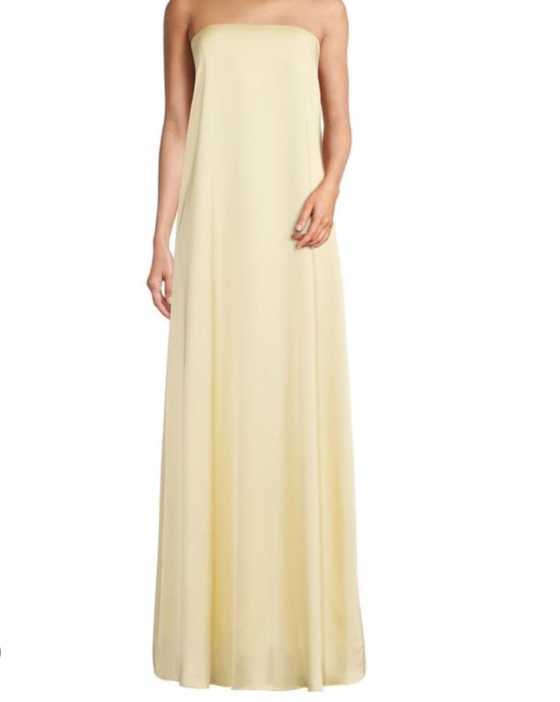 Formal Satin Silk Gown  - Image 3