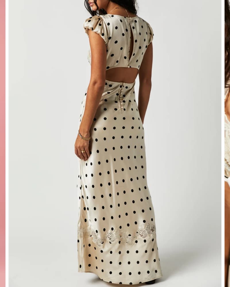 Free People - Midi Polka Dot Dress - Image 2