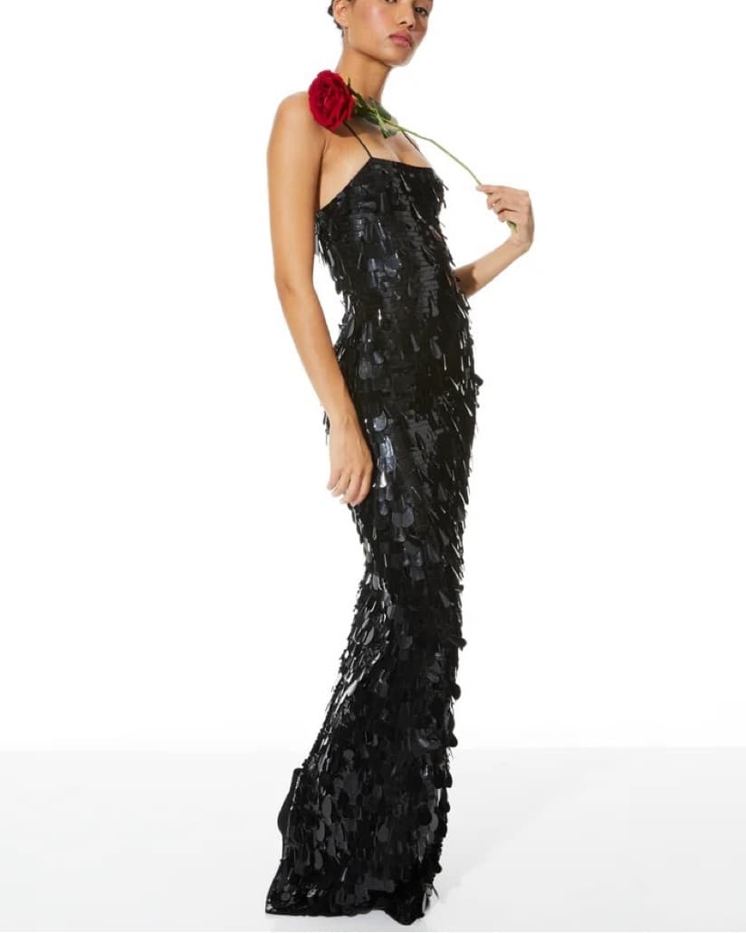 Alice + Olivia Sequin Maxi Gown  - Image 3