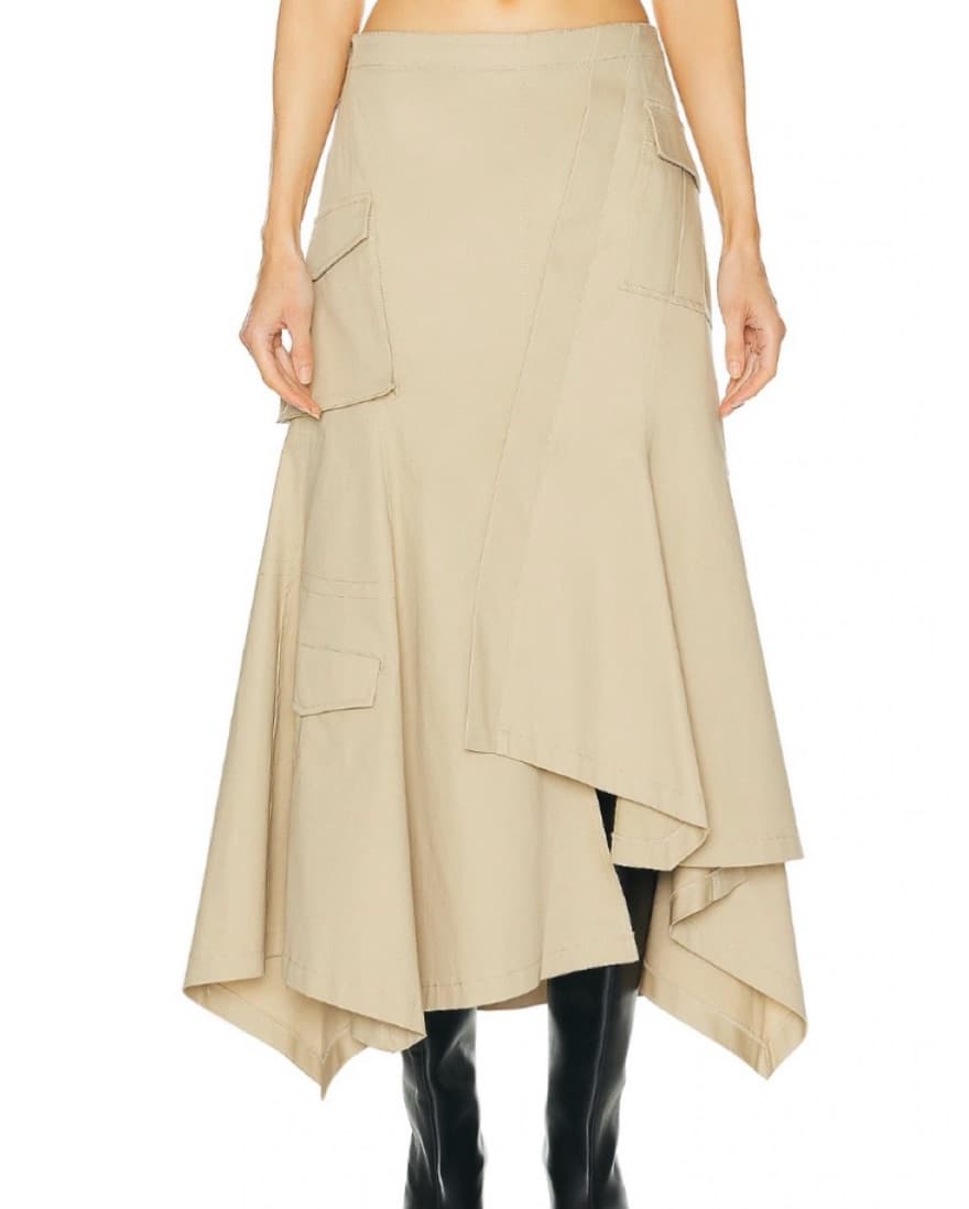 L’Academie Khaki Skirt - Image 2