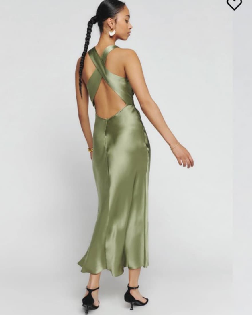 Reformation Casette Silk dress - Image 2