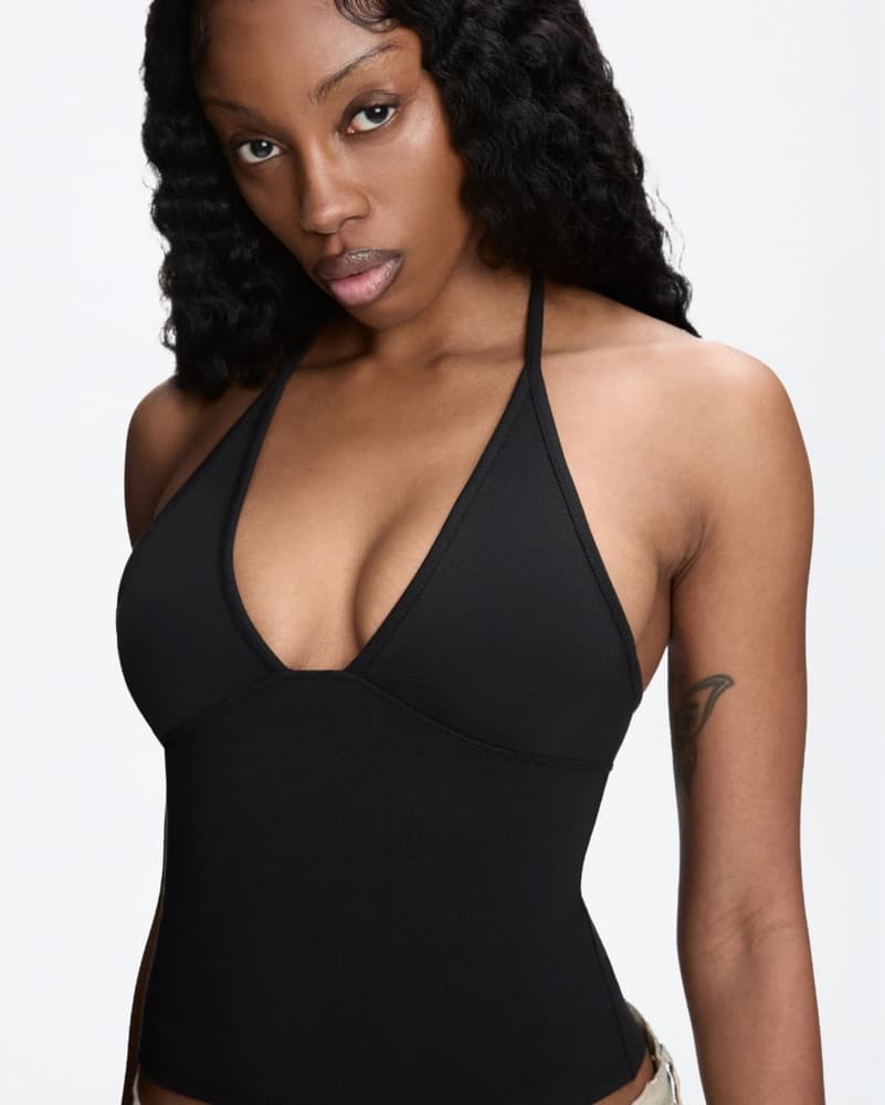 Tank Air Black Halter Top - Image 2
