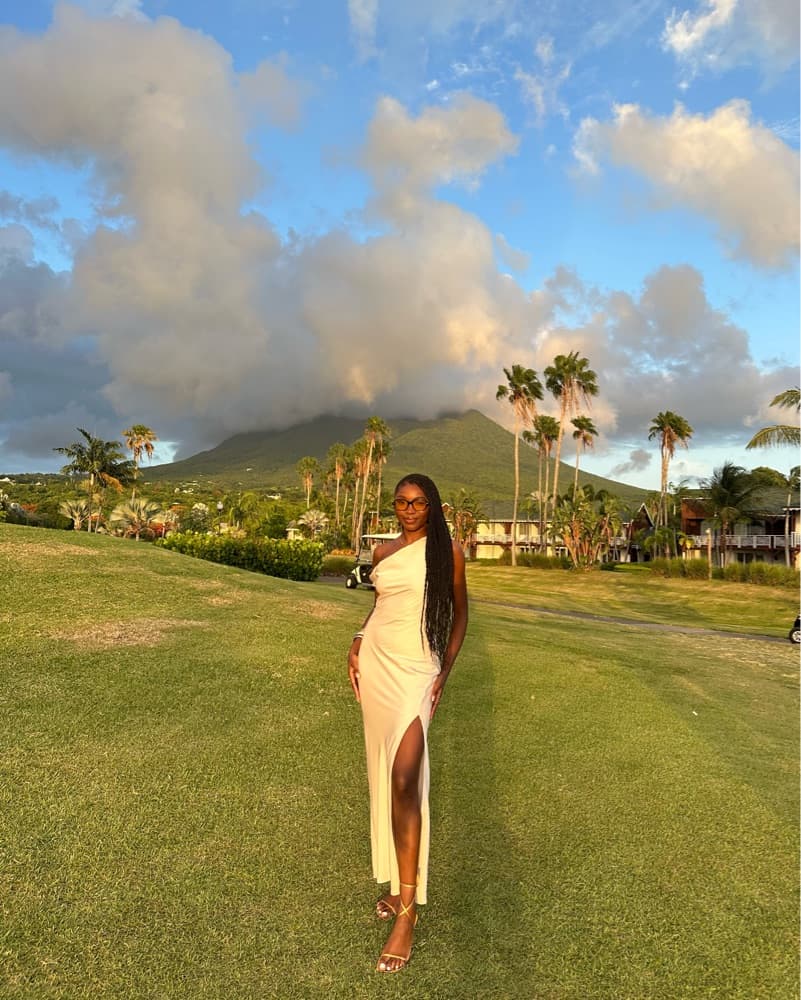 Elegant One-Shoulder White Maxi Dress - Image 1