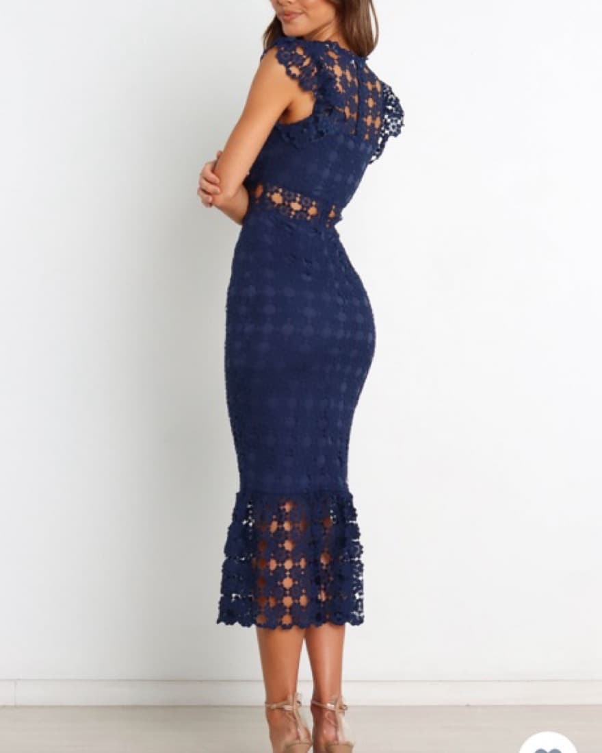 Petal & Pup Navy Lauren Dress - Image 2