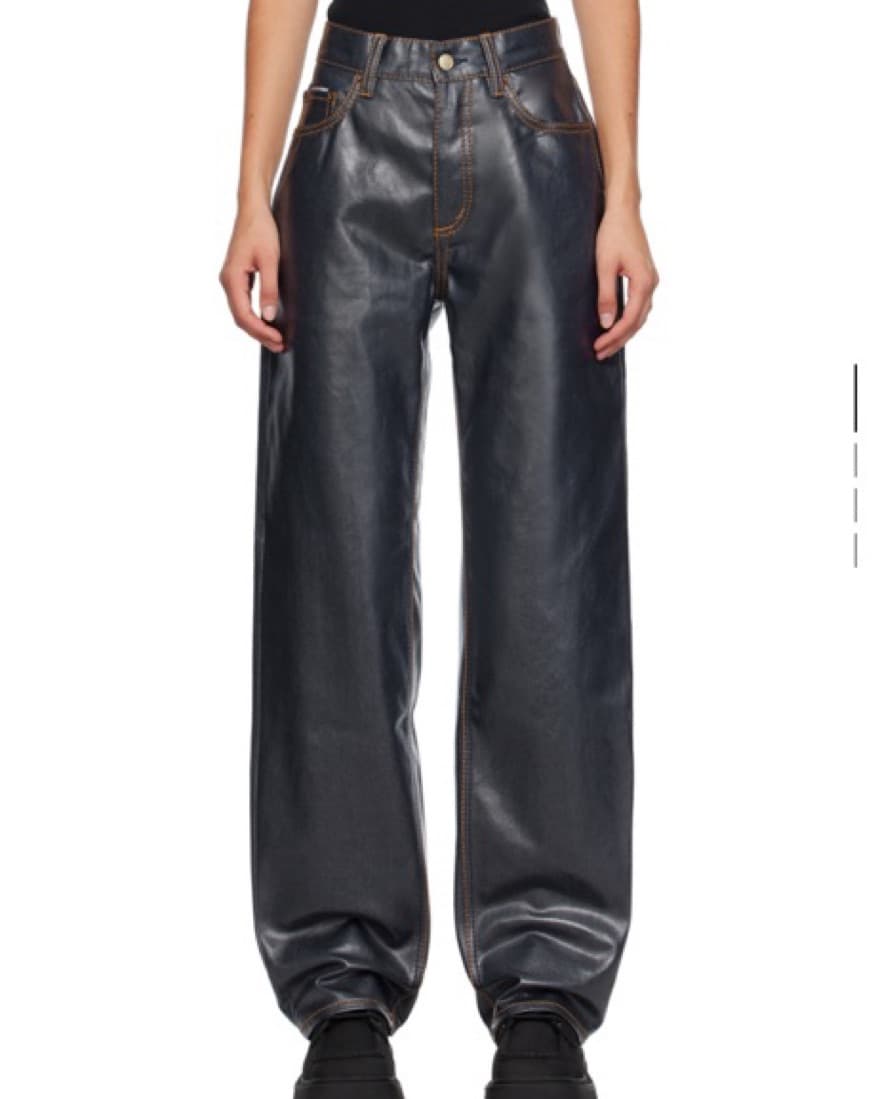EYTYS Ssense Exclusive navy Benz pants - Image 1