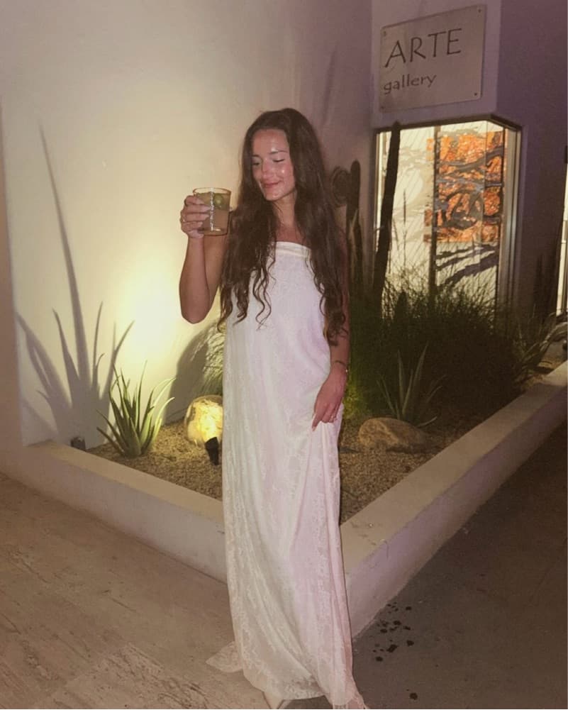 Lace Maxi Dress - Image 3