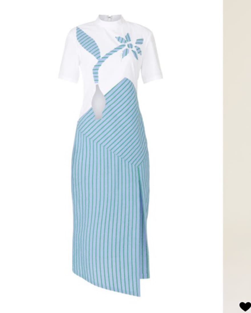Rosie Assoulin Keyhole Vase Dress - Image 3