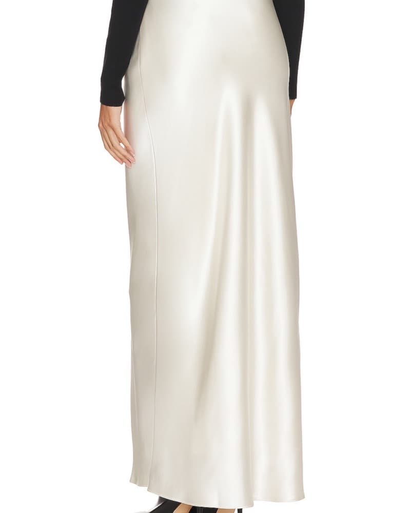 Line & Dot Maxi Skirt - Image 3
