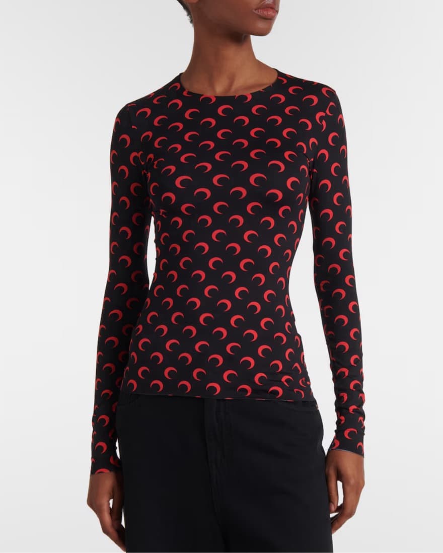 Marine Serre Moon long sleeve  - Image 1