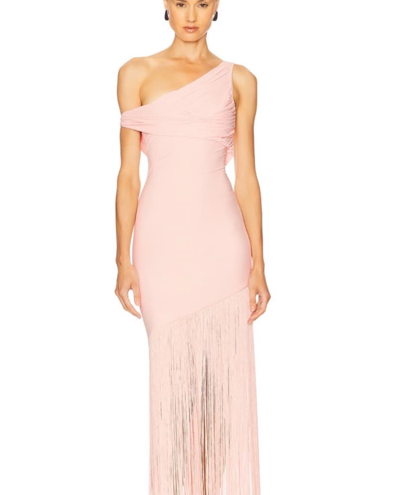 Praia Dress In Baby Pink  - Image 1