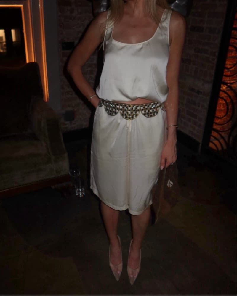 White Silk Set  - Image 3
