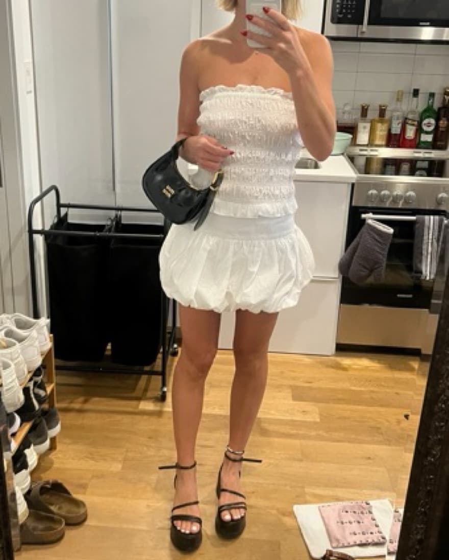 White Glasson 2 Piece Set - Image 1