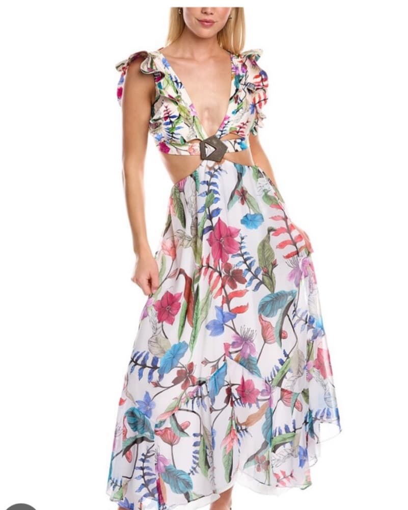 PatBo Zamia Belted Beach Dress - Image 1