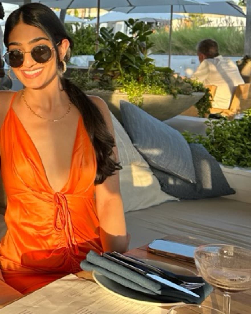 Annalisa Midi Dress - Satin Orange  - Image 5