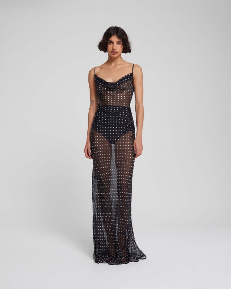 RAT & BOA GISELE MAXI DRESS. Polka Dot - Image 1