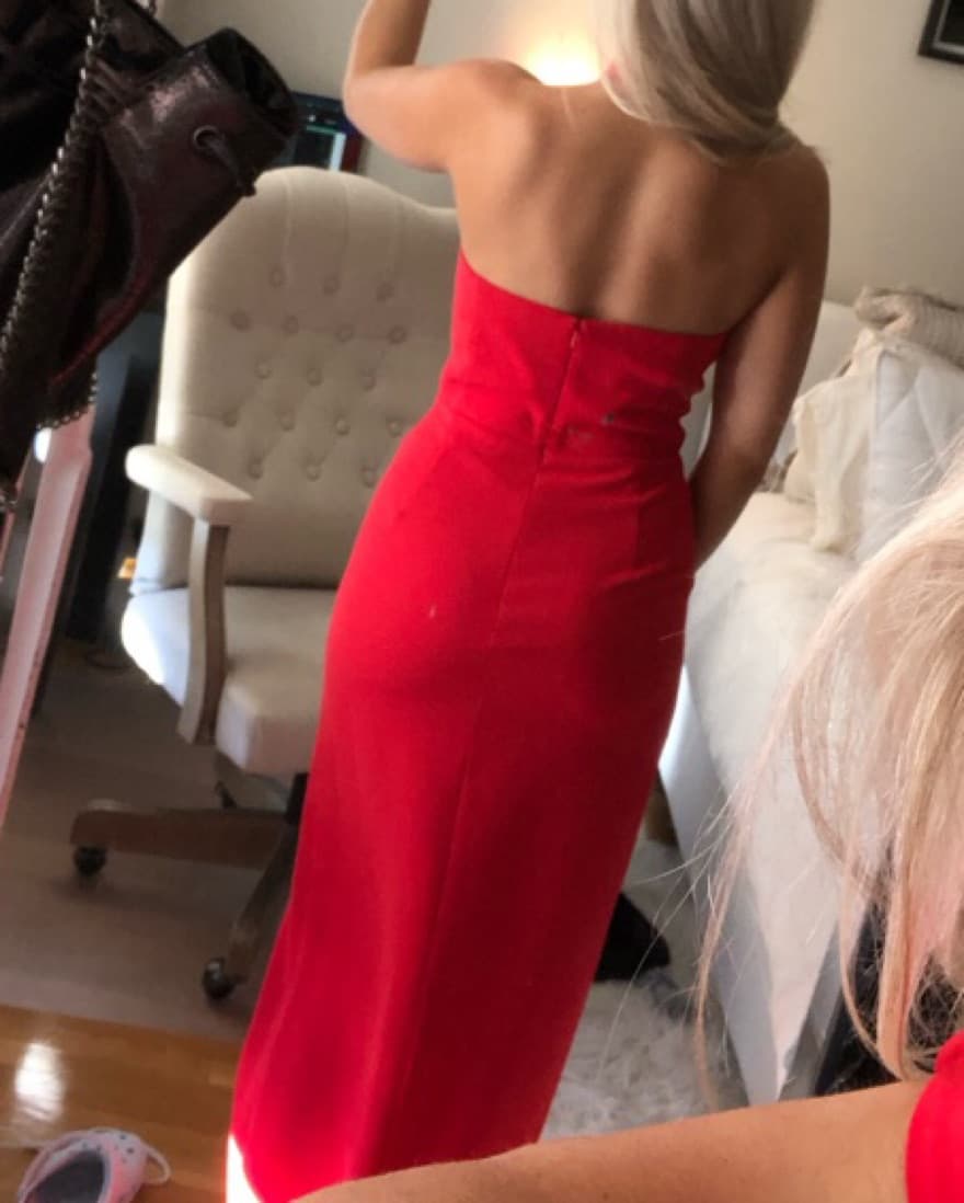 Revolve Amanda Uprichard Queen Gown - Image 3