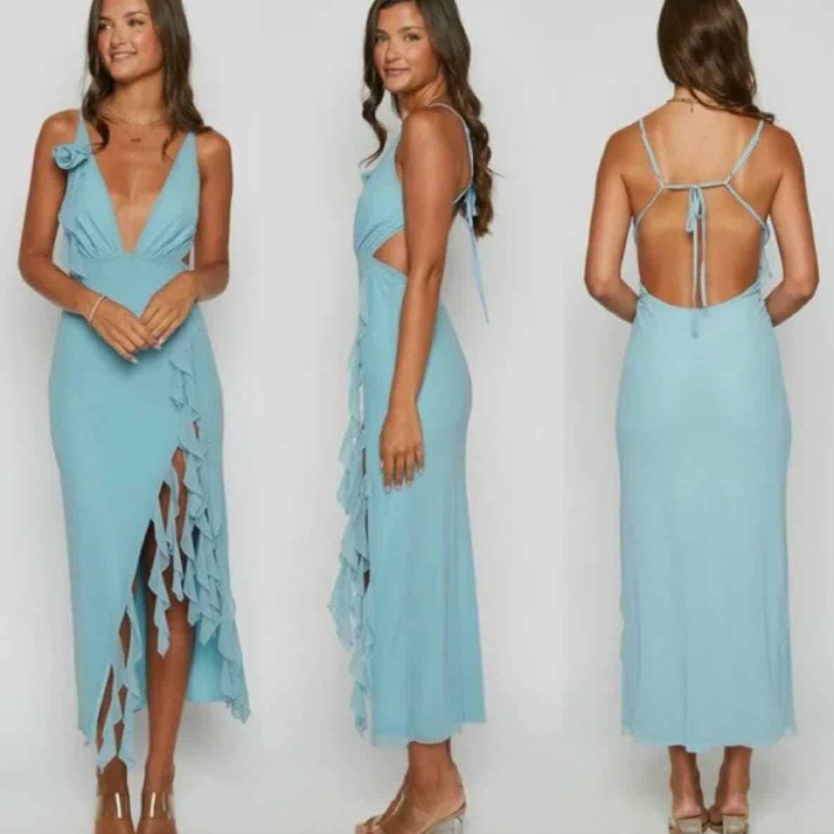 Beginning boutique, rosette dress - Image 2