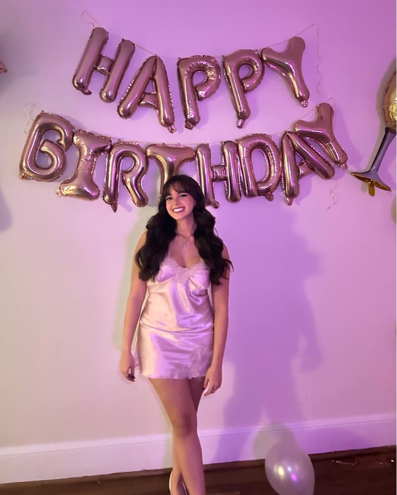 Pink Mini Satin Dress - Image 1