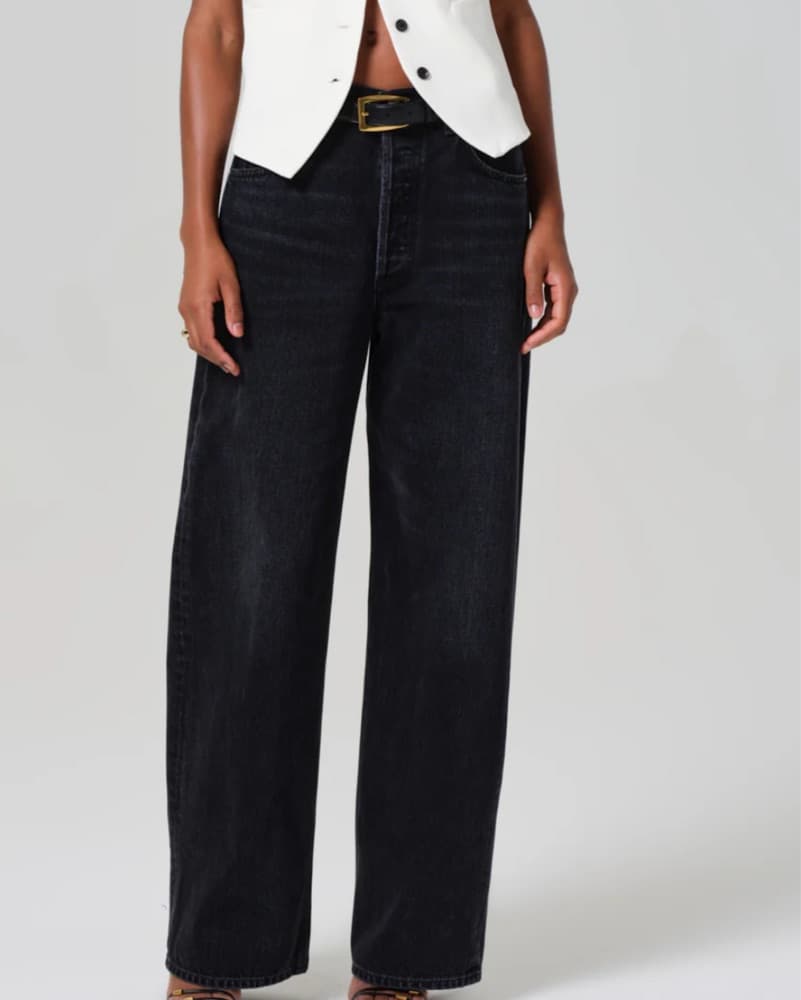 Ayla Baggy Jeans Black 24 - Image 1