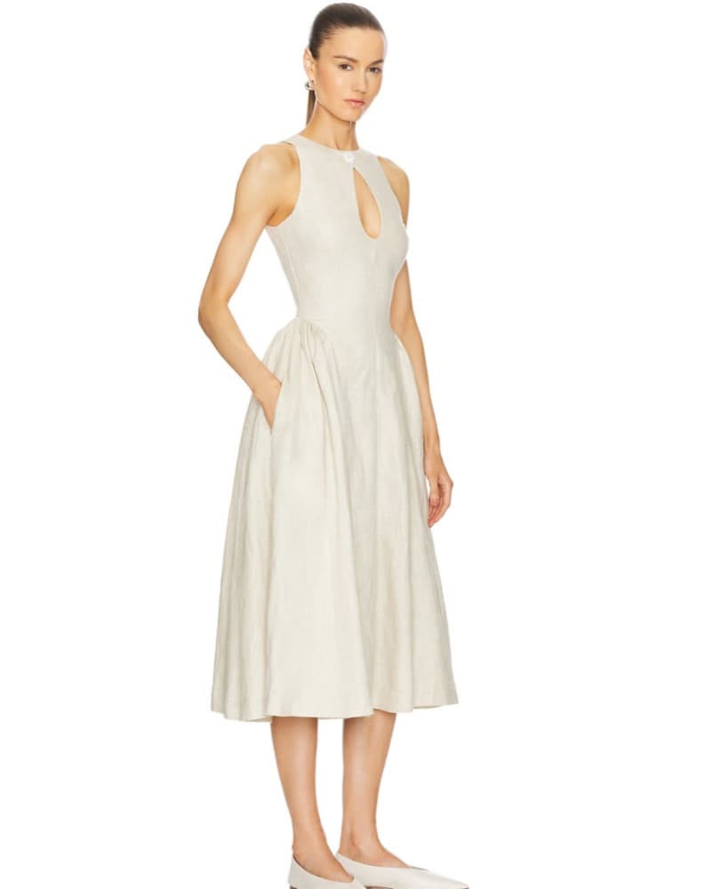 Seina Linen Dress - Image 2