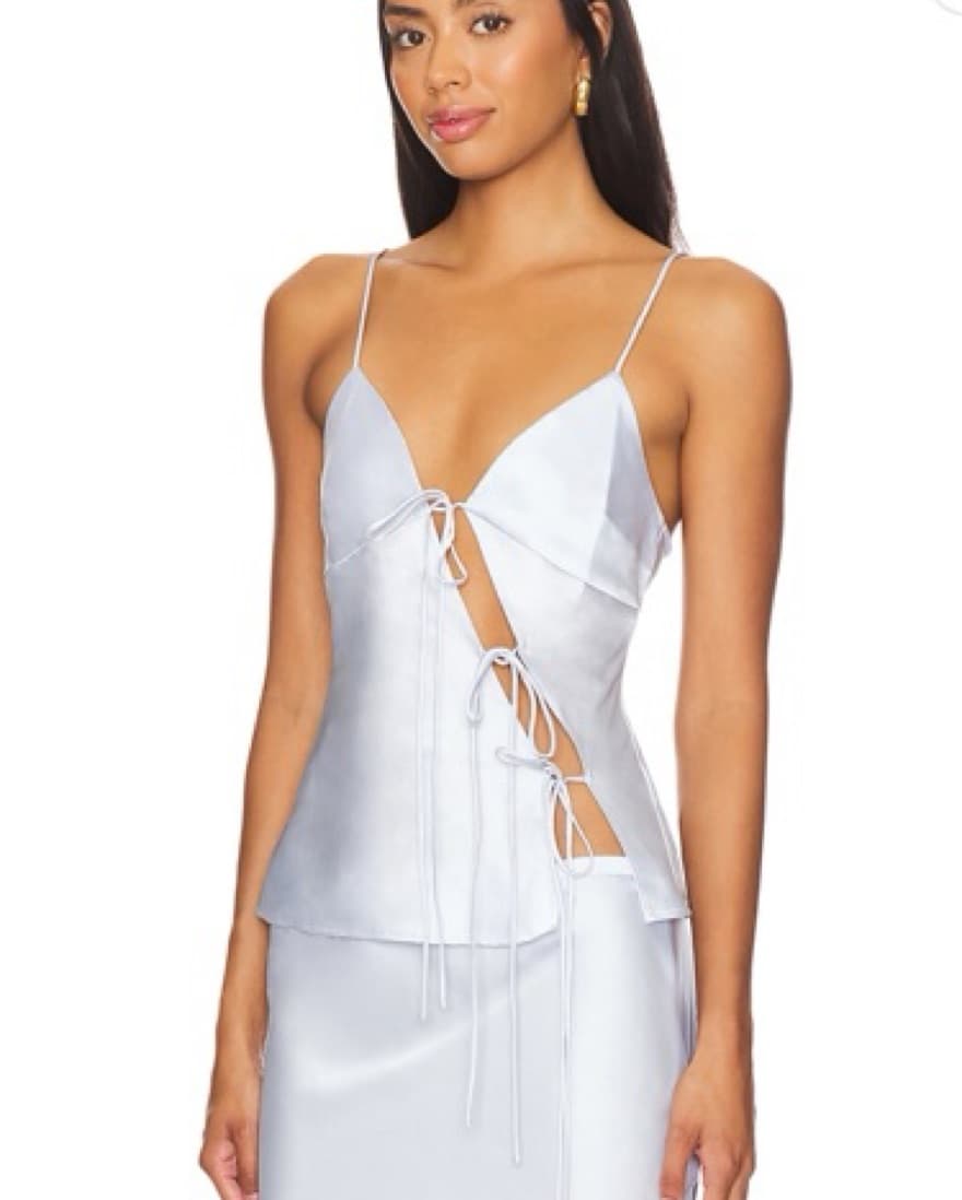 Lionness Cami In Pale Blue - Image 2
