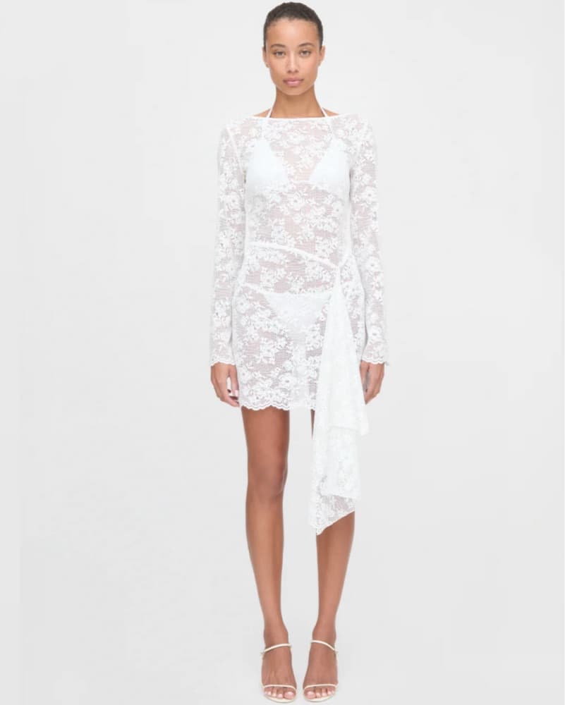Hill House White Slip Dress - Image 2