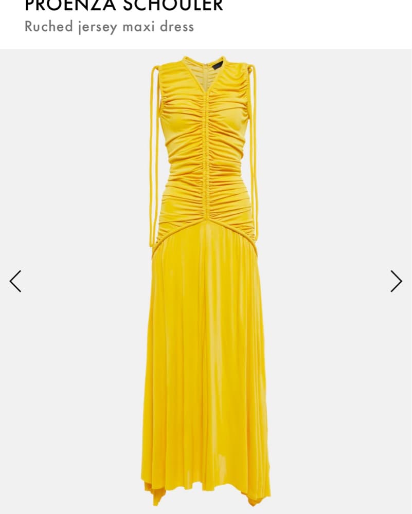 Proenza Schouler Ruched Maxi Dress Sz 2 - Image 2