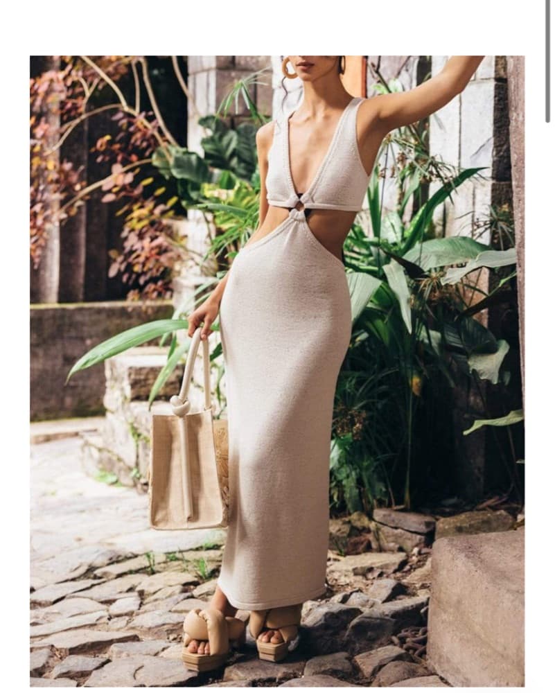 Cult Gaia Bank Knit Dress - Image 1
