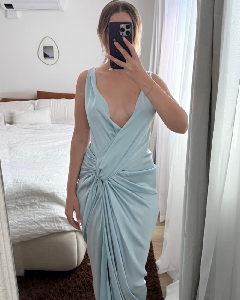 Baobab Liz Dress In Ice Blue - Image 2