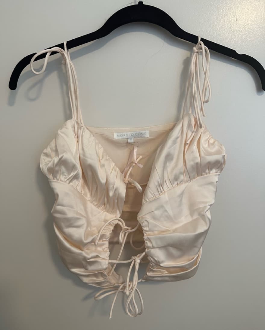 More to come- Revolve silk tank top  - Image 1