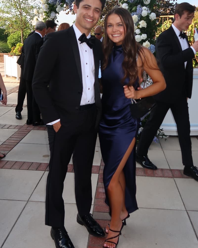 Amanda Uprichard Samba Gown Navy - Image 1