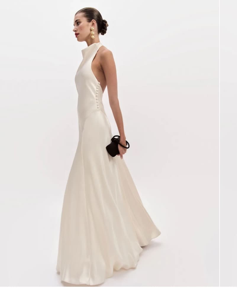 Roy Satin Reformation Dress - Image 1