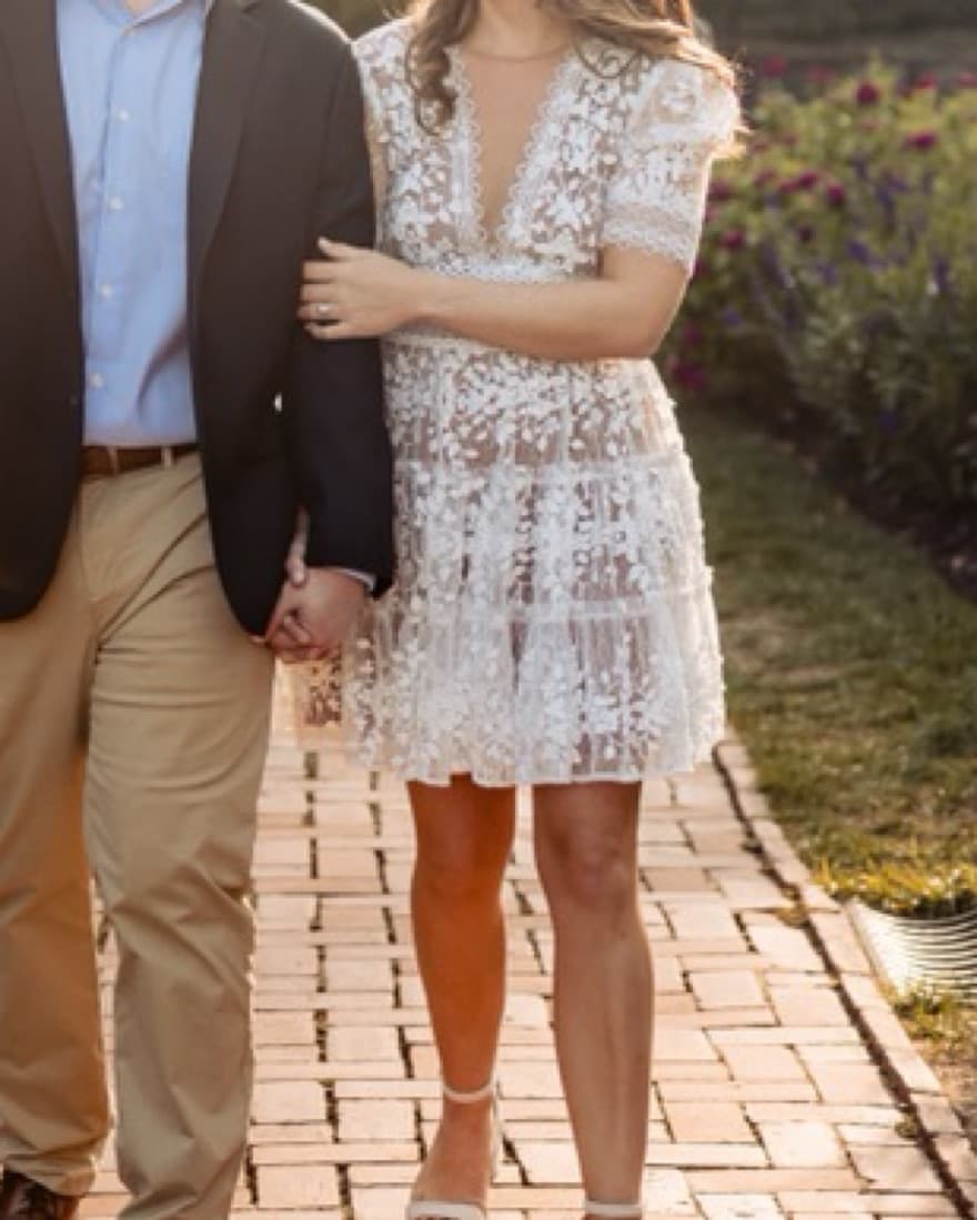 Bronx And banco Megan White Mini Dress - Image 1