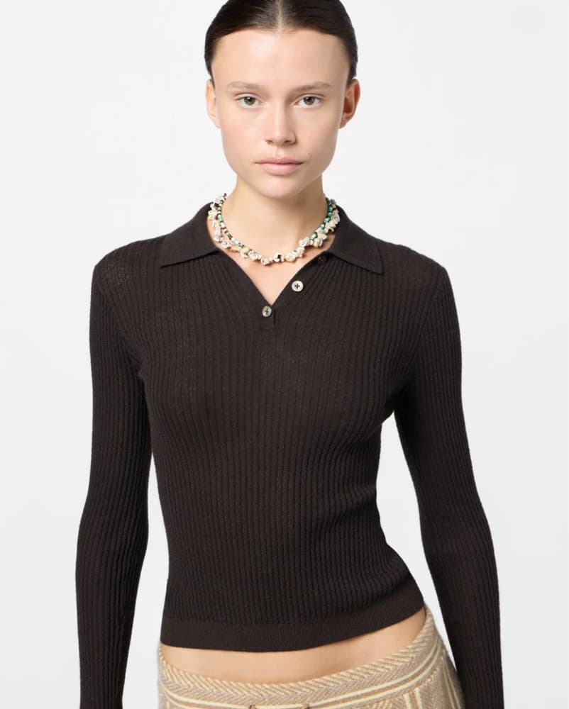 GUEST IN RESIDENCE LS Shrunken Polo - Image 1