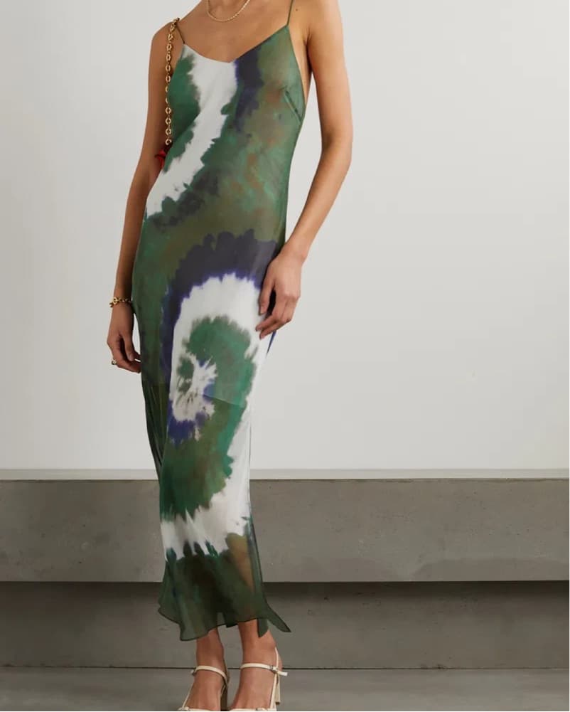 FRAME Julia-Sarr Jamois Silk Dress - Image 1