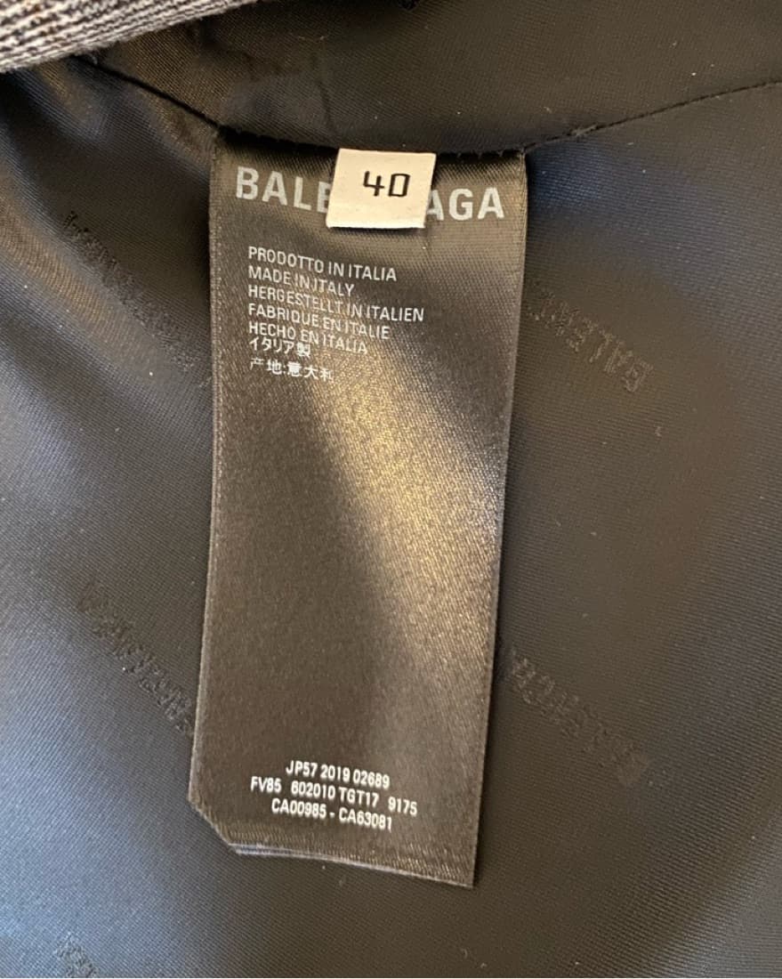 Balenciaga Hourglass Wool Blazer - Image 4