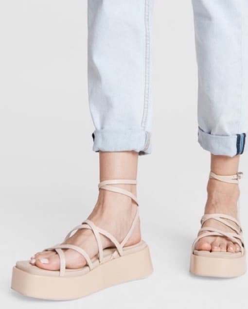 Rag & Bone Strappy Leather Flatform  - Image 1