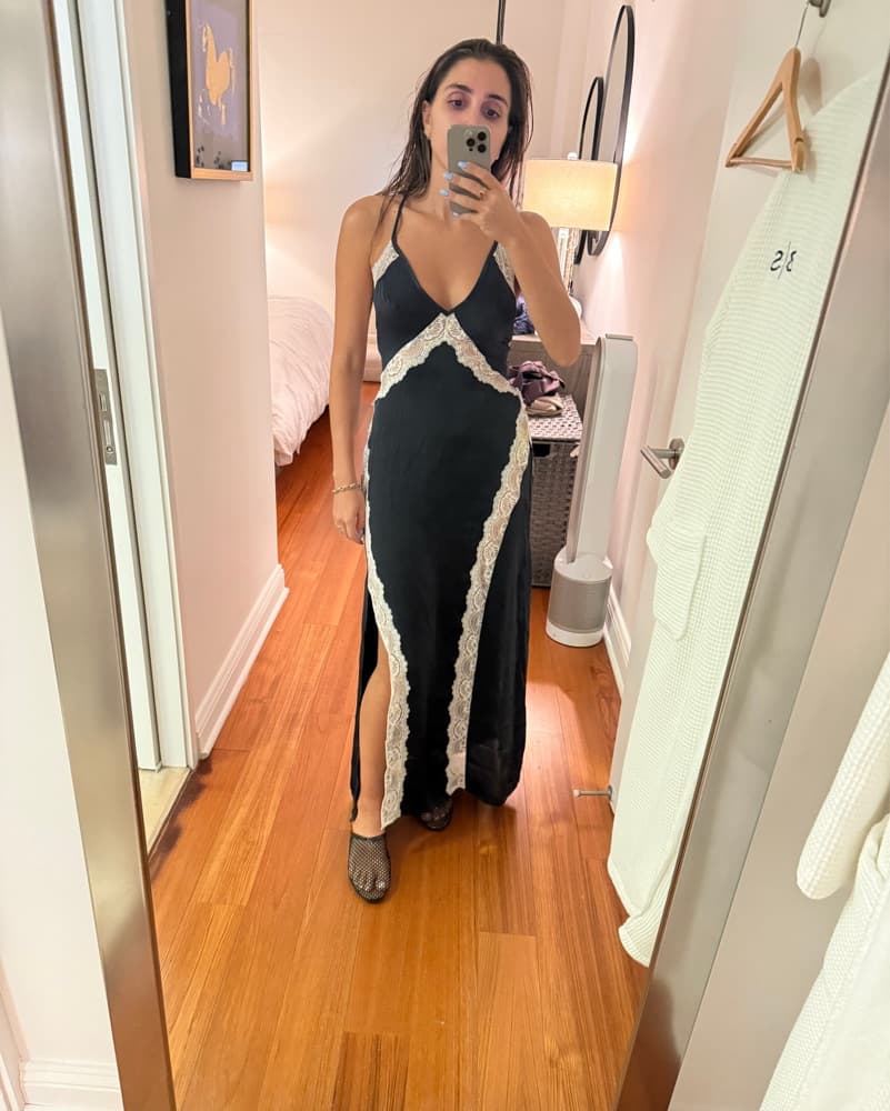 Lace Maxi Slip Dress  - Image 2