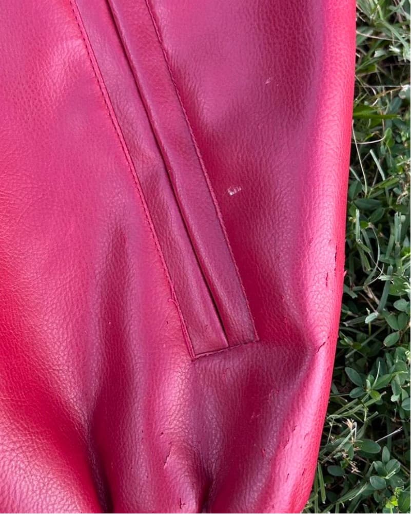 Vintage OU Leather Jacket - Image 4