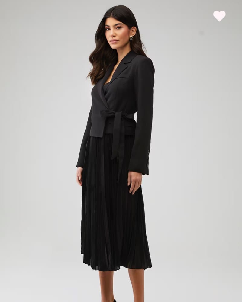 Astr Sekani Wrap Blazer Dress - Image 2