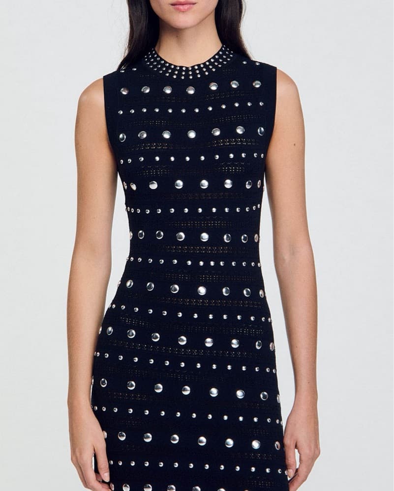 Sando Venus Maxi Dress In Black - Image 4