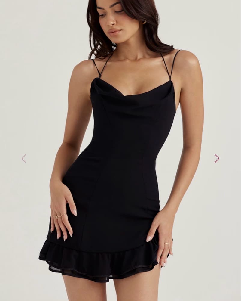 House of CB Rosella Ruffle Mini Dress - Image 1