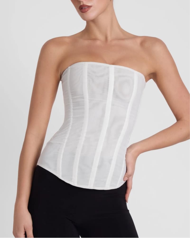 LEAU Mesh Corset Top - Image 4
