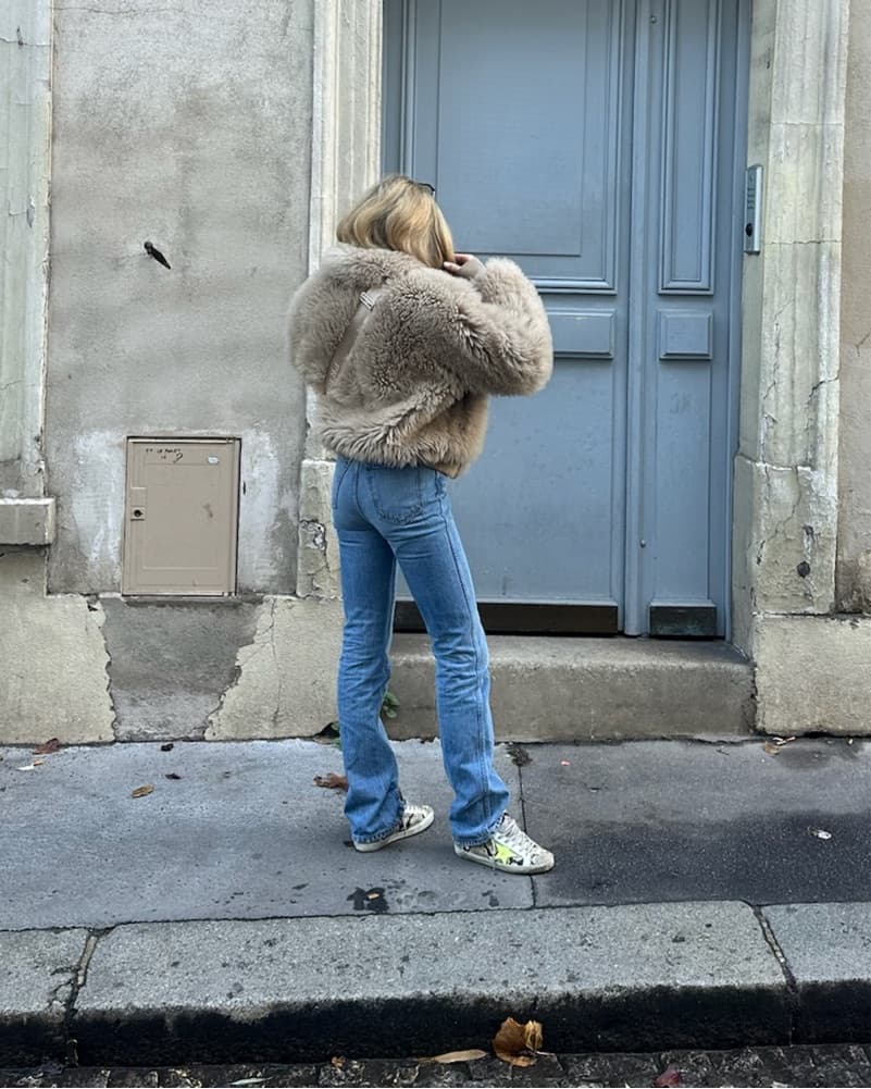 Real Shearling Bomber - Image 2