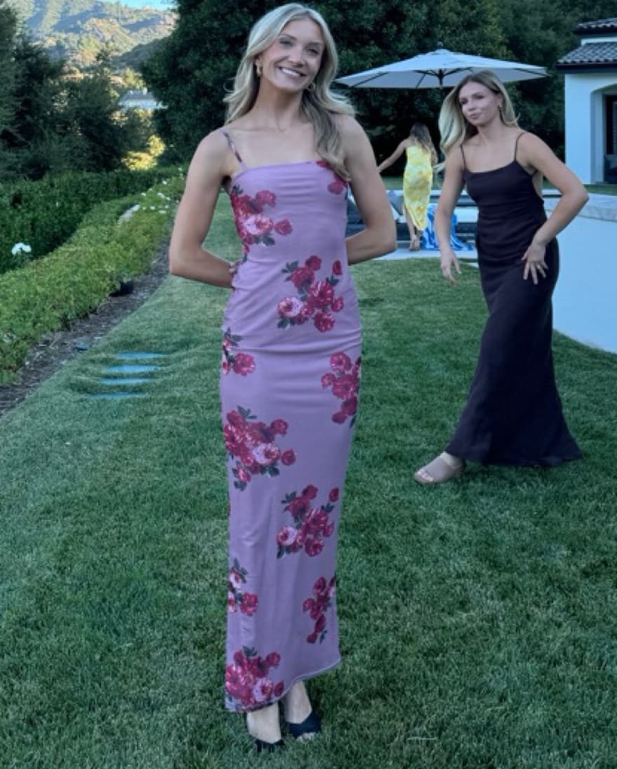 More To Come Mauve Floral Dress - Image 2